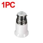 B22 to E27 Light Bulb Adapter – Edison Screw Lamp Converter Socket Holder UK