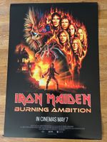 Poster Iron Maiden Burning Ambition size 430mm x 640mm (Bit bigger than A2)