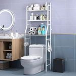 3 Tier Over Toilet & Laundry Storage Rack Bathroom Washing Machine Shelf Rack UK