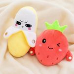 Interactive Plush Fruit Piano Toy with Touch Sensor for Baby Music Learning