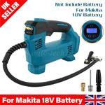Cordless Car Tyre Inflator Pump Air Compressor Body Only For Makita 18V Battery