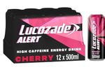lucozade Alert Cherry blast Energy Drink Pack of 12x500ml