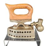 Antique Feldmeyer Spirit Iron Sad Iron Alcohol Fueled Flat Kitchenalia