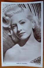 PICTUREGOER PHOTO POSTCARD MARILYN MAXWELL