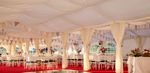 3x10m Flat Ivory Marquee Roof Lining