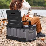 Portable Camping Storage Case Cupboard Box Crate Car Trunk Organizer Set uk