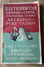 Aberafan & Port Talbot Eisteddfod Official Programme 1932