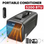 5 IN 1 PORTABLE AIR CONDITIONER 5200 BTU LOW-POWER HEAT & COOL CAMPING RV TRUCK
