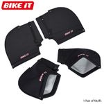 MOTORCYCLE HANDLEBAR MUFFS OVER GLOVES WATERPROOF MOTORBIKE / BIKE HAND MUFF