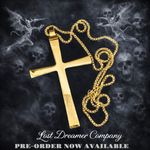 Black Sabbath Ozzy Osbourne Cross Necklace Gold Plated Pendant