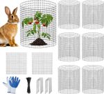 18 Round Plant Protector from Animals, Metal Plant Cages for to Keep Animals Out