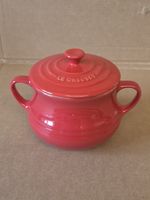 Le Creuset stoneware bean Soup pot in the red Cerise