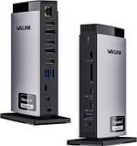 WAVLINK Displaylink Docking Station,USB C Dock Triple Display 4K for Mac&Windows