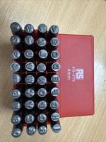 Hand Steel 4mm Dot Stamps For Low Stress Application. A-Z And 1-0