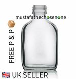 20 X 50ML MINI GLASS BOTTLES ZAM ZAM GIFT FAVOUR WEDDING NIKKAH WITH METAL LIDS