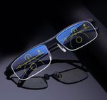 German intelligent color Progressive Auto Focus reading glasses