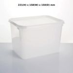 4L Plastic Food Storage Containers with Lids Ice Cream Tubs 5-100 Pack