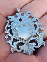 Sterling Silver Fob For Albert Chain Shield, 1905.