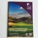 GOLF COLIN MONTGOMERY DIAGEO CHAMPIONSHIP PROGRAMME GLENEAGLES JUNE 10-13 2004