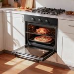 COMFEE 60L Single Electric Built-in Fan Oven, 60cm Wide, 8 Function with Air Fry