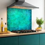 Printed Glass Kitchen Splashback 6mm Toughened Heat Resistant Hob Design No 2182