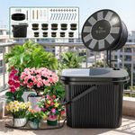 32FT Solar Irrigation System Kit with 9 Timing Modes for Garden Yard Decor UK
