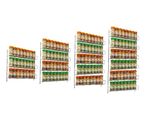 Neo Spice Storage Holder Jar Rack Kitchen Door Cupboard Wall 3 4 5 6 Tier