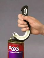 1PC Can Opener Twist and Pull Can Opener with Grip Ring for Easy Lid Removal...
