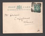 KEVII 1/2d Postal Stationery Postcard Newhaven Sussex Squared Circle Cancel 1902