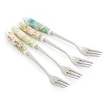 Spode Morris & Co Pastry Forks Set of 4 With Decorative Gift Box **BOX DAMAGED**