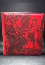 Vault X Destined Rivals 12 Pocket 480 Pokemon Laser Engraved Binder Mewtwo Mew