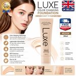 Luxe Color Changing Foundation - Instantly Adapt to Your Skin Tone - Medium 30ml