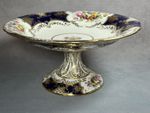 c1850 Coalport 24.2cm Large Comport in Batwing Pattern 6 / 688