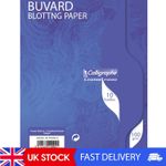 Clairefontaine Blotting Paper - Pack of 10, 100gsm, Ideal for Calligraphy