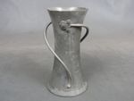 Antique pewter art nouveau vase English Pewter