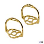 Equestrian Gold Stirrups Horse Riding Adults Iron Steel Flexi Safety Bendy 5"