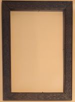Beautiful Early 20th Century Carved Oak Wall Mount Picture Frame H 54cm W 38½ cm