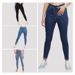 Womens Skinny Jeggings High Rise Ladies Comfy Denim Jeans Pants in Size 6 to 16