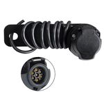 12N 7 Pin Pre-Wired Towing Electrics Socket Kit & Mounting Plate for Car Van 4x4