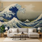 The Great Wave off Kanagawa Photo Mural Wallpaper Japanese Painting Wall Art