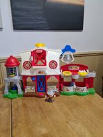 Fisher Price Little People Caring For Animals Farm Playset Barn Lights Sounds