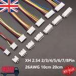 5 Sets 2.54mm Connector Kit 2-8 Pin Male Female Prewired Plug Socket Wire