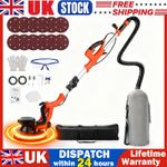 1000W Power Electric Drywall Sander Wall Sander Vacuum Attachment & LED Light UK