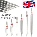 12 X Archery Arrowhead 100-300gr Stainless Steel Universal Thread Bow Hunting