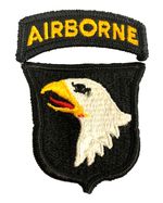 GENUINE Vintage American US Army 101st Airborne Division cloth patch Vietnam War