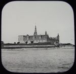 Glass Magic Lantern Slide HELSINGOR KRONBERG CASTLE C1890 PHOTO DENMARK