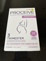 PROCEIVE Pregnancy 3rd Trimester Supplement 60 Capsules - Expiry May 2028