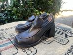 Vintage leather Dolcis chunky heels