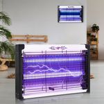 8W Wall-Mounted Mosquito Killer Lamp UV LED Electric Bug Zapper for Home UK