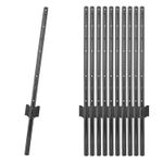 Metal Fence Posts 3ft Heavy Duty Garden Fence Stakes 10 Pack
